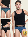 Damensch Men Deo-Cotton Deodorizing V Shape Brief