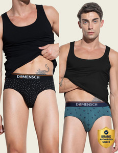 damensch men deo-cotton deodorizing v shape brief