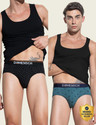 Damensch Men Deo-Cotton Deodorizing V Shape Brief