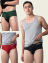 Damensch Men Deo-Cotton Deodorizing V Shape Brief