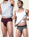Damensch Men Deo-Soft Deodorizing V Shape Brief