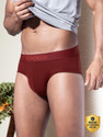 Damensch Men Deo-Soft Micro Modal Red Brief