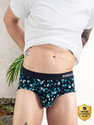 Damensch Men Deo-Soft Micro Modal Black Brief