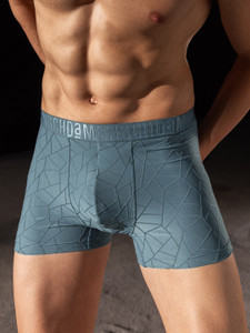 damensch men microfiber spandex unreal cosmos blue brief