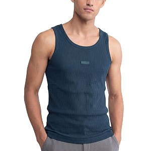 DAMENSCH Men Ribbed Texture Cotton-Rich Comfort Easy