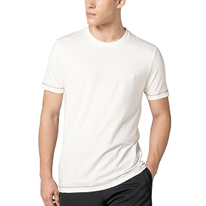 damensch mens element casual solid contrast stitch t-shirt