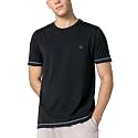 DAMENSCH Men’s Element Casual Solid Contrast Stitch T-Shirt