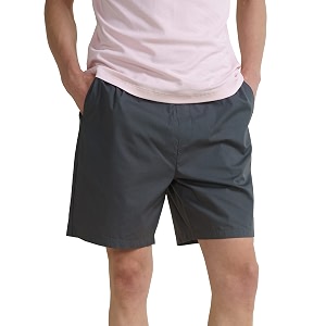 damensch cotton lounge elasticated waistband bermuda pants relaxed fit home shorts for men
