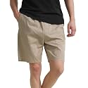 DaMENSCH Cotton Lounge Elasticated Waistband, Bermuda Pants, Relaxed Fit, Home Shorts for Men