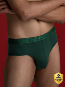 damensch men unreal lightweight anti-static green brief