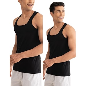 damensch neo-cotton anti-bacterial square neck shape retaining vest 100 cotton banyan for men buttery soft inner baniyan