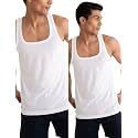 DAMENSCH Neo-Cotton, Anti-Bacterial, Square Neck, Shape Retaining Vest, 100% Cotton Banyan for Men, Buttery Soft Inner Baniyan