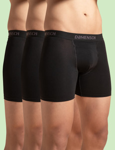 Damensch Pack of 3 Combed Cotton Stretch