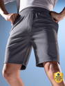 Damensch Solid Men Grey Casual Shorts