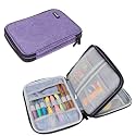 Damero Crochet Hook Case Organizer Empty, Large, Purple