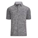 Damipow Golf Shirts for Men Dry Fit Short Sleeve Print Collared Polo Shirt