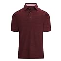 Damipow Golf Shirts for Men Dry Fit Short Sleeve Print Collared Polo Shirt