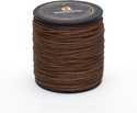 DAMODARAM 1mm Nylon Macrame Cord Dori For Art Craft & DIY Projects (Chocolate) Thread