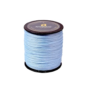 1mm nylon macrame thread corddori for art craft amp diy projects 100 mtr sky blue