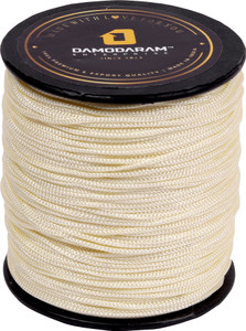 damodaram 1mm nylon macrame thread cord for art craft  diy projects 100 mtr cream ivory thread 100 m pack of1