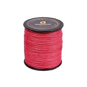 1mm nylon macrame thread cord dori for art craft amp diy projects 100 mtr baby pink