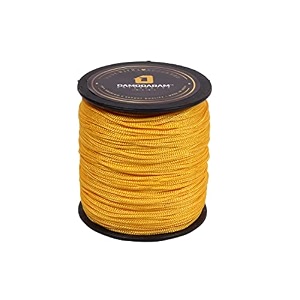 1mm nylon macrame thread corddori for art craft amp diy projects 100 mtr golden