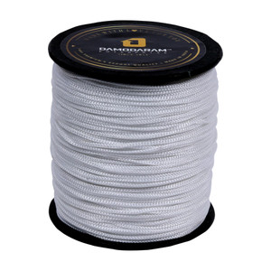 damodaram 1mm nylon macrame thread cord dori for art craft  diy projects white thread