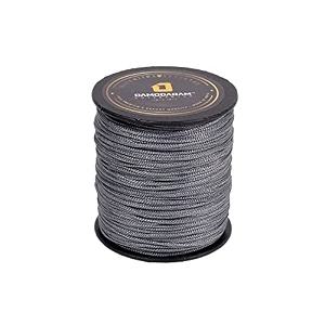 1mm nylon macrame thread cord dori for art craft amp diy projects 100 mtr baby pink