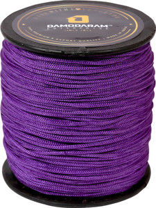 damodaram 1mm nylon macrame thread cord for art craft  diy projects jambli violet thread