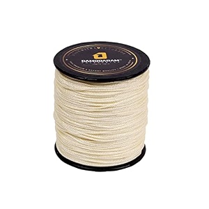 1mm nylon macrame thread corddori for art craft amp diy projects 100 mtr butter cream ivory
