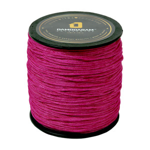 damodaram 1mm nylon macrame thread cord dori for art craft  diy projects magenta thread