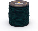 DAMODARAM 1mm Nylon Macrame Thread Cord Dori For Art Craft & DIY Projects (Bottle Green) Thread