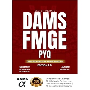 dams fmge pyq edition 20-gold standard for fmge revision