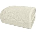 DAN RIVER Pack of 1 Oversized Bath Sheet, 40 x 80 Inches, Ivory