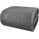 DAN RIVER 600 GSM Pack of 1 Oversized Bath Sheet, 40 x 80 Inches, Grey