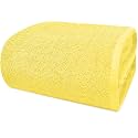 DAN RIVER Pack of 1 Oversized Bath Sheet, 40 x 80 Inches, Yellow