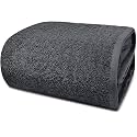 DAN RIVER Pack of 1 Oversized Bath Sheet, 40 x 80 Inches, Charcoal