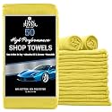 DAN RIVER Shop Towels 12x14 inc 50 Pack Yellow Terry Cloth Rags