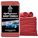 DAN RIVER Shop Towels 12x14 inc 50 Pack Red Terry Cloth Rags