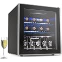 Danby USA 55 L Inverter Toughened Glass Door Mini Fridge/Wine Chiller with LED Interior Light & Touch Control for Indian Home Bars & Rooms with 1 Year Warranty