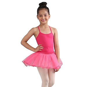 the dance bible girls criss cross strap back ballet dance tutu dress skirted leotard