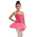 The Dance Bible Girls Criss Cross Strap Back Ballet Dance Tutu Dress Skirted Leotard
