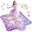 Dance Mat Toy for 3-12 Year Old Girls, Princess Dance Pad with Bluetooth