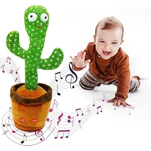 dancing cactus toy talking singing plush toy mimicking repeats what you say have recording amp 120 funny musical songs wiggly dance with lighting funny kids gift