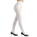 DancMolly Opaque Fleece Lined Tights for Women, High Waist Warm Winter Thermal Control Top Pantyhose