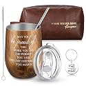 Dandat 3 Pcs Thank You Gift for Men Coworker Vet Tech Week Gifts, Brown
