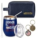 Dandat Set of 3 Veterans Day Gift Military Appreciation 12oz Tumbler