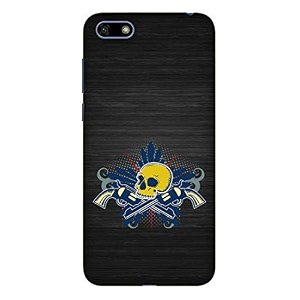 danger skull gang hard printed designer case for honor 7s back cover mrr1480