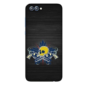 danger skull gang hard printed designer case for honor view 10 back cover mrr1480