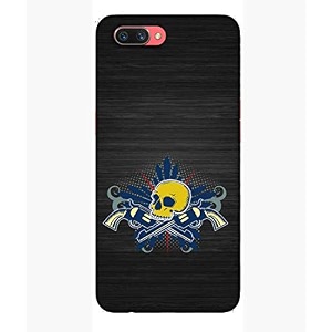 danger skull gang hard printed designer case for oppo a3s back cover mrr1480